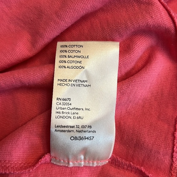 FREE PEOPLE Kitty Cotton Front-Tie Crop Top In Velvet Rose - Picture 10 of 11